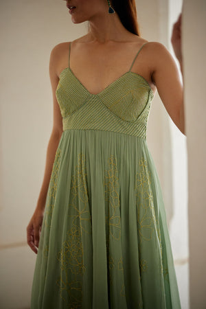 Sage Green Maxi Dress